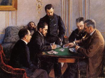 Gustave Caillebotte : Game of Bezique
